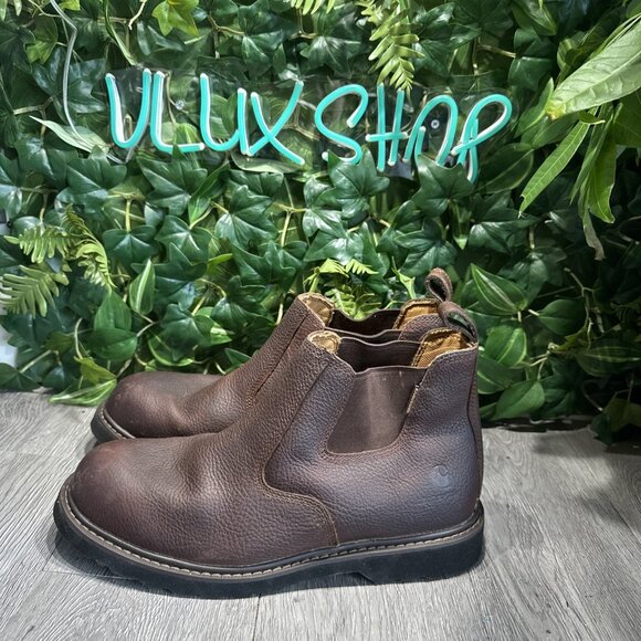 Carhartt Men's Romeo 4" Leather Waterproof Soft Toe Work Boots Size 11 M - Picture 4 of 10